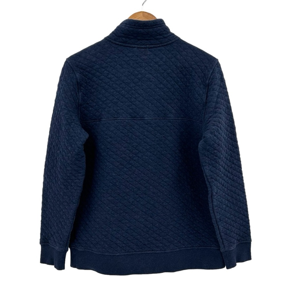 Patagonia Navy Quilted Pullover with Magenta Trim - Picture 2 of 8